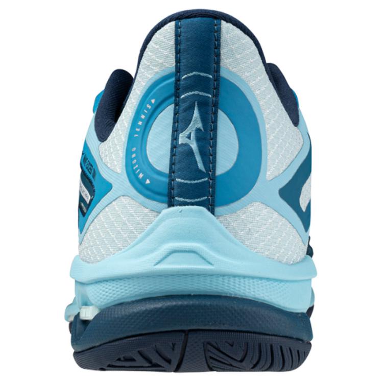 Mizuno Мужские синие низкие теннисные кроссовки Wave Exceed Tour 6, ударопрочные, нескользящие, износостойкие, впитывающие пот, спортивные кроссовки 61GA2470-27