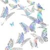 12Pcs Fashion 3D Dazzling Color Hollow Wall Stickers Butterflies Party Wedding Decoration DIY Home Decor Stickers Fridge Decal