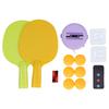 Hanging Table Tennis Trainer for Kids Electric Remote Control Ball Practice Set with 2 Rackets 6 Balls