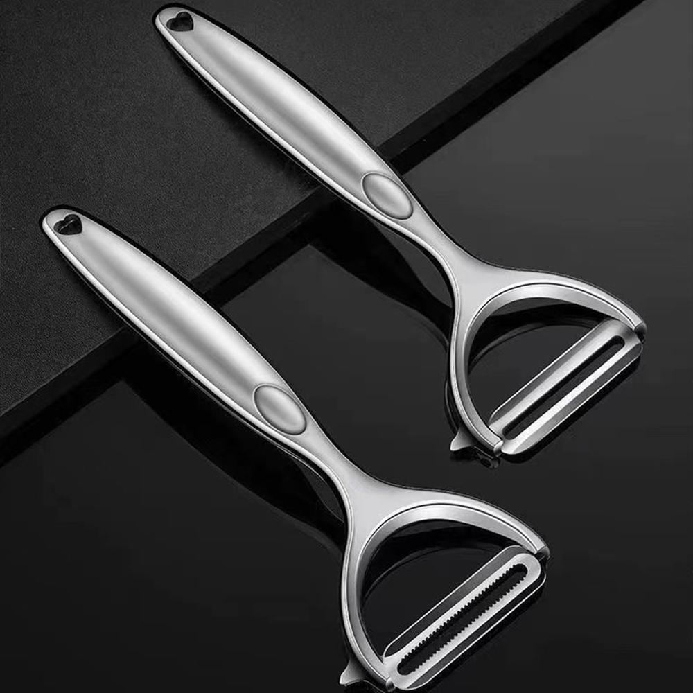 Нож для очистки овощей из нержавеющей стали оптом, тыквенный рубанок, кухонный нож из цинкового сплава для чистки фруктов и дынь, бытовой нож для чистки и скребка