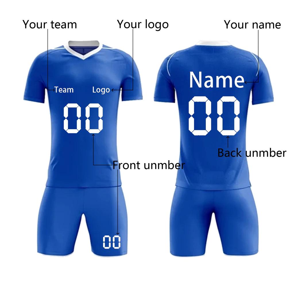 DIY Custom Adult And Children Two-piece Football Uniforms