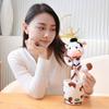 Плюшевая игрушка Роза Корова Кролик Осел с танцами и повторением голоса для детского подарка