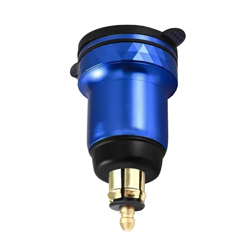 Мотоциклетный алюминиевый DIN Hella Plug Dual USB адаптер для быстрой зарядки светодиодный дисплей для BMW R1250GS G650GS F800 GS GT R1200GS K1200LT