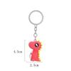 Cute PVC Women Cartoon Car Key Ring Bag Charm Pendant Christmas Gift Dinosaur Keychain
