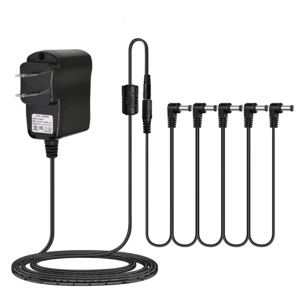 5 Way Guitar Pedal Power Supply 9V 500mA Bass Power Adapter Wire Guitar Class
