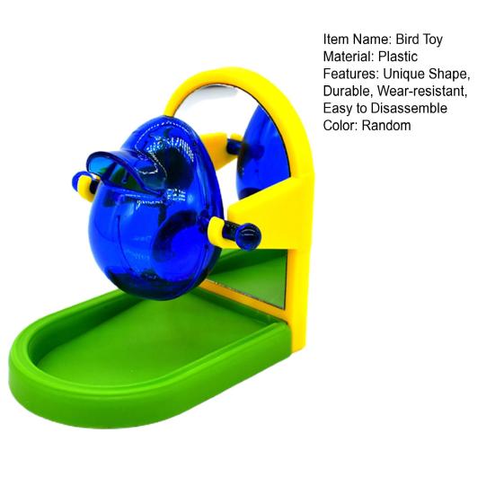 Bird Leakage Toy Wear-resistant Stable Structure House Shape Pet Bird Parrot Food Feeder Bird Supplies