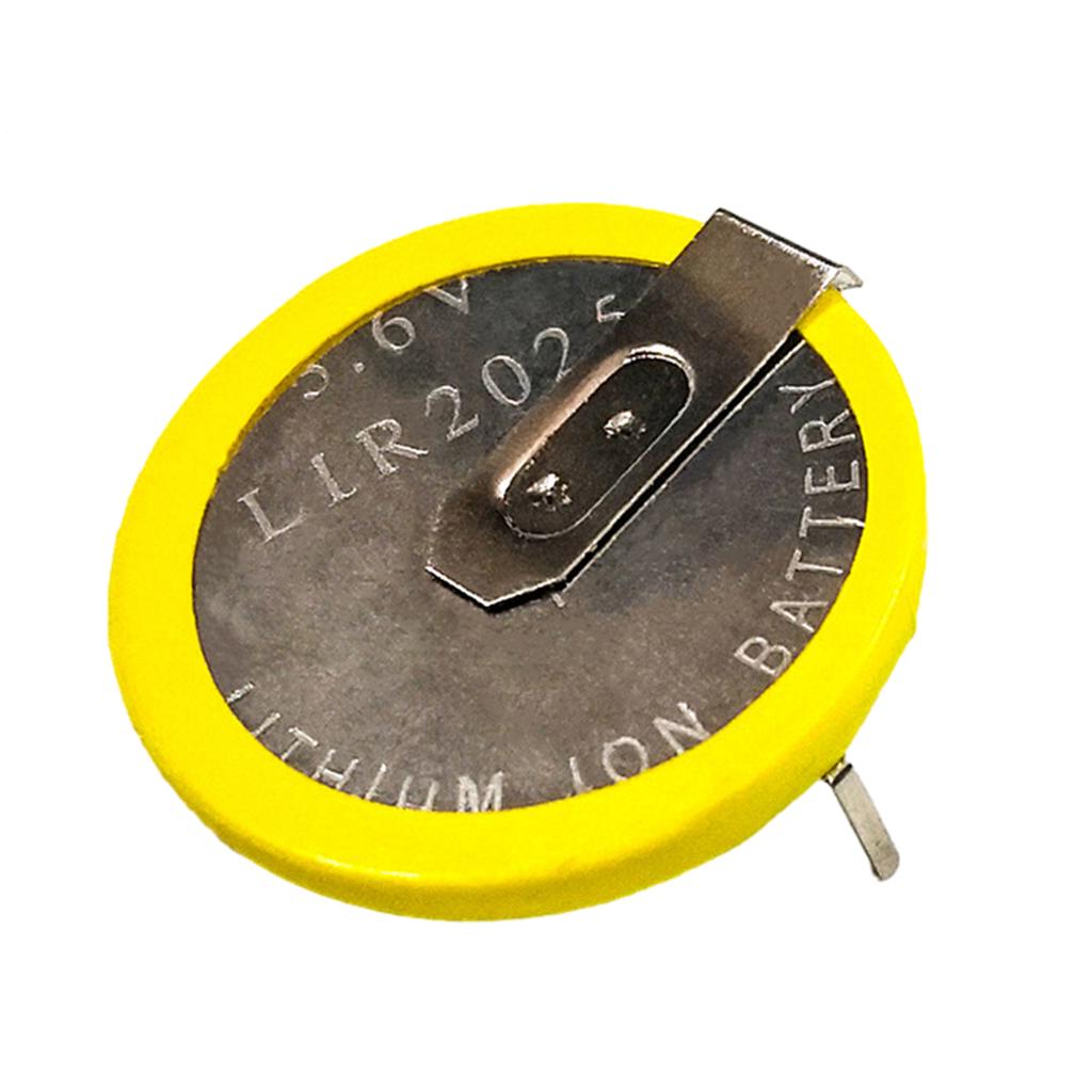 2Pcs LIR2025 3.6V 20mAh Lithium Button Cell For Watch Calculators Clock Computers Remote Control Toy Rechargeable