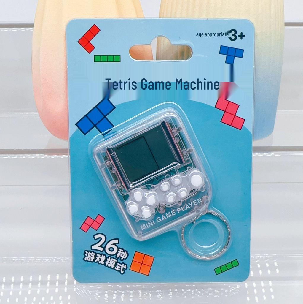 Мини портативная игровая консоль Тетрис брелок игрушка