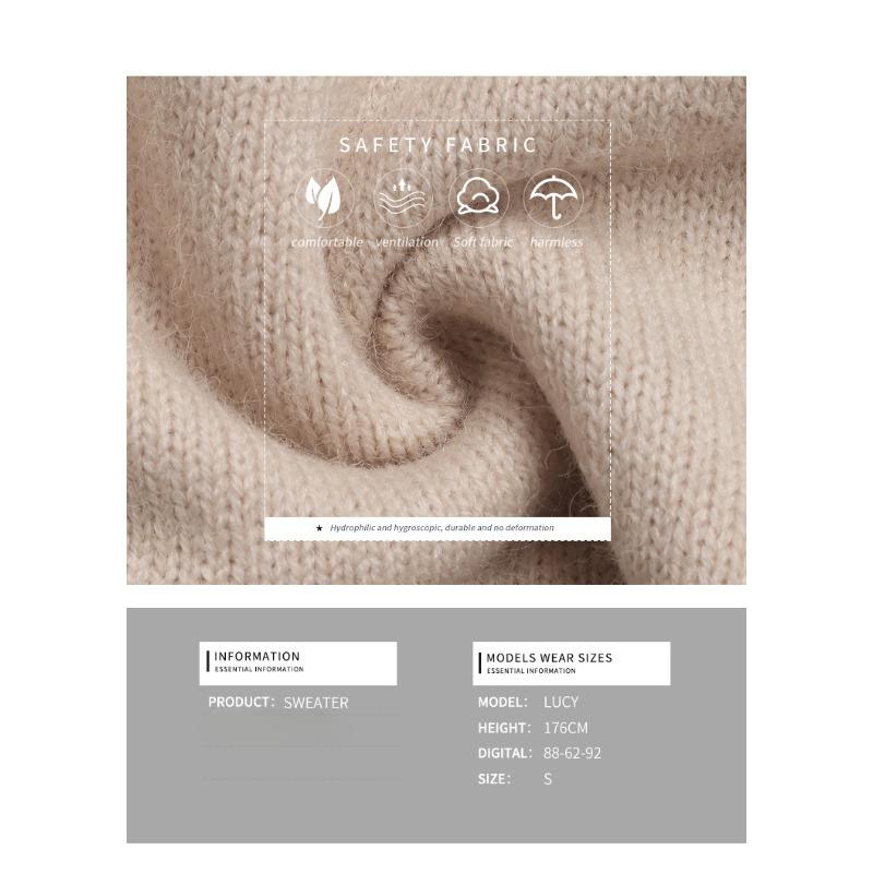 Женская осенне-зимняя новая одежда ко Дню святого Валентина Джемпер Love с V-образным вырезом