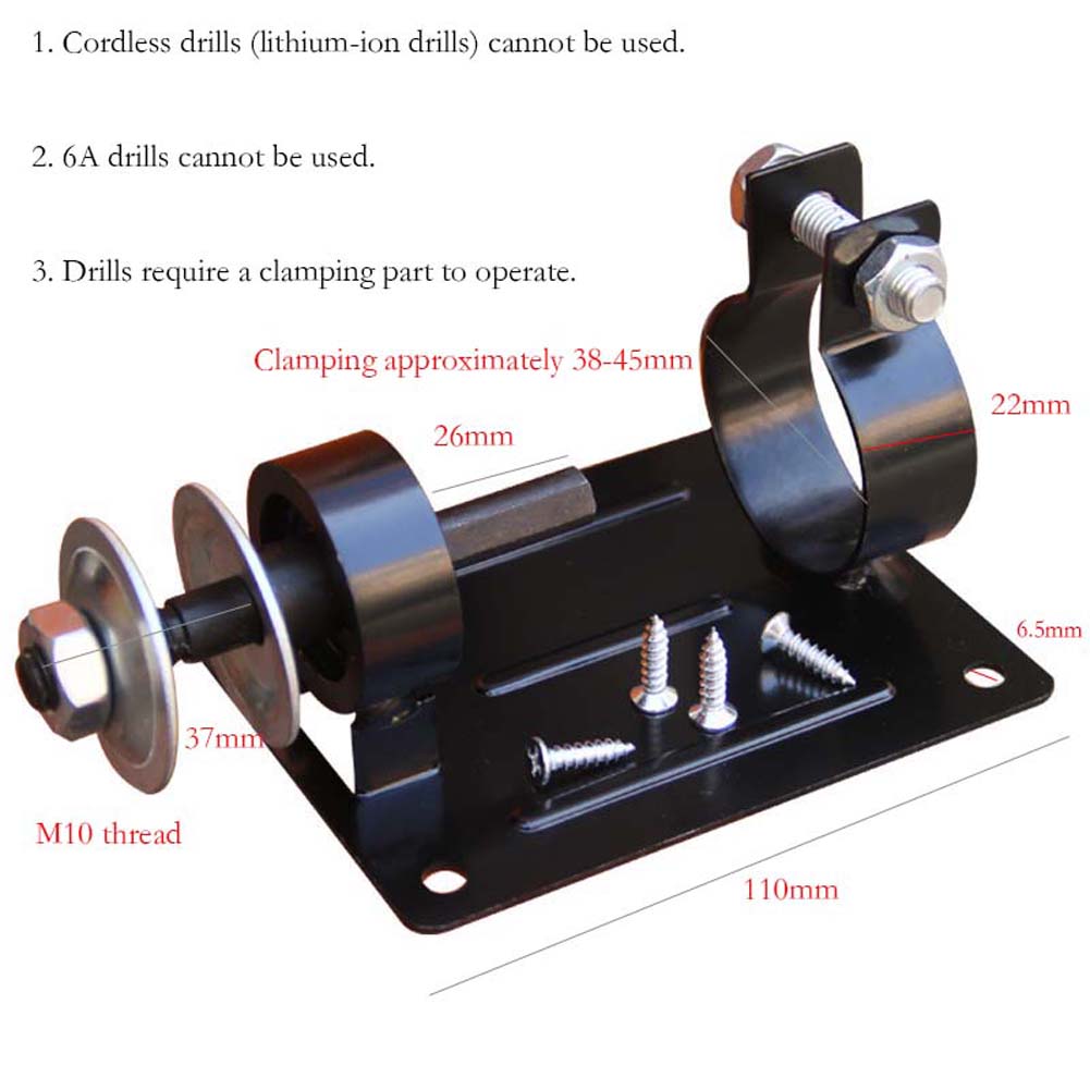 10/13mm Electric Drill Cutting Stand Holder Set Grinding Machine Polishing Power Tool Accessories