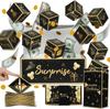 Сюрприз на День святого Валентина, выпрыгивающая коробка, креативная подарочная коробка на день рождения, подпрыгивающий красный конверт, подарочная коробка
