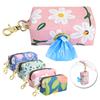 Portable Dog Poop Bag Print Dogs Snack Bags Pet Waste Dispenser Garbage Bags for Outdoor Travel Whistle Key Pet Accessories