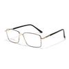 Glasses Square Metal Saddle Nose Pad Literary Retro Flat Glasses Women Commuter Glasses Men