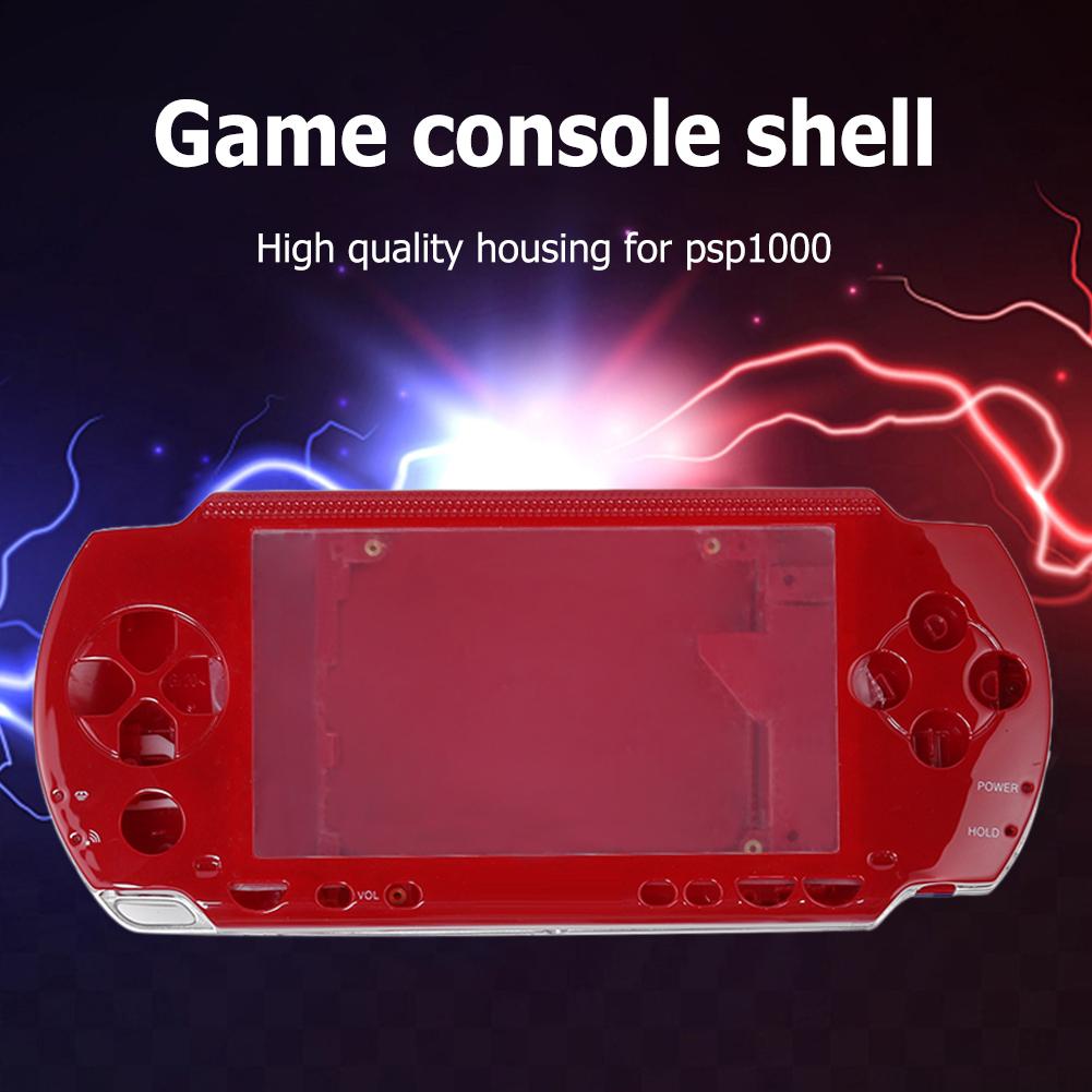 Полный корпус для PSP1000 Корпус игровой консоли PSP 1000, лицевая панель, крышка с кнопками, винтами, профессиональный комплект защиты корпуса