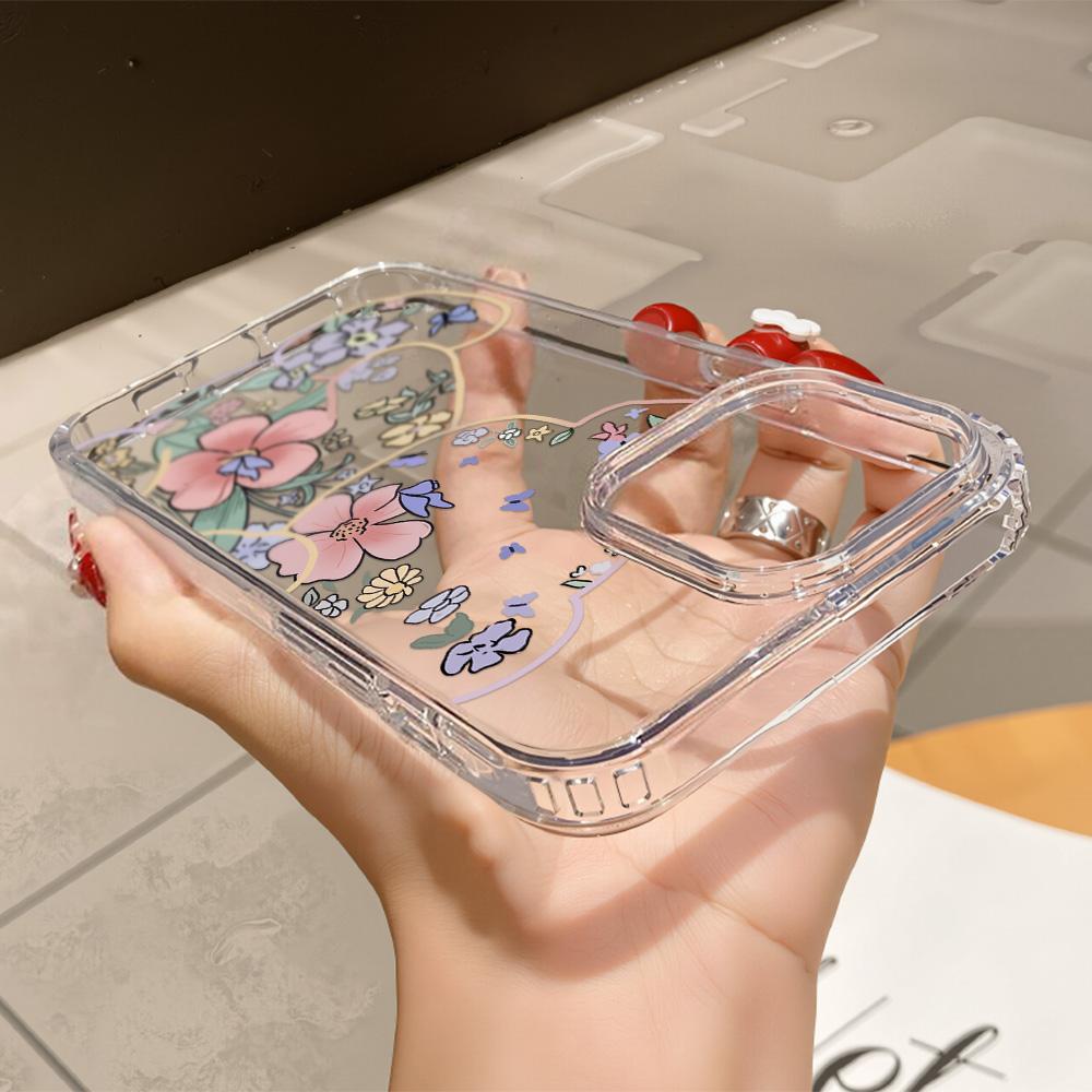 Акриловый чехол для телефона для iPhone 11 12 13 14 Pro 12 14 16 Pro Max для Samsung A16 A36 A56 S24 FE Высококачественный расписной противоударный чехол для мобильного телефона