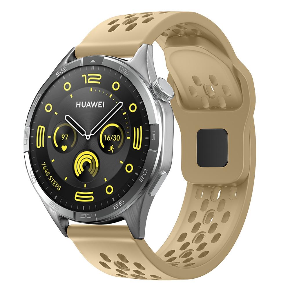 18 мм 20 мм 22 мм отверстие Силиконовый ремешок для Samsung Galaxy Watch 8 7 6 5 4 для Huawei GT5 4 3 GT2 pro браслет для Garmin Vivoactive 4 ремешок