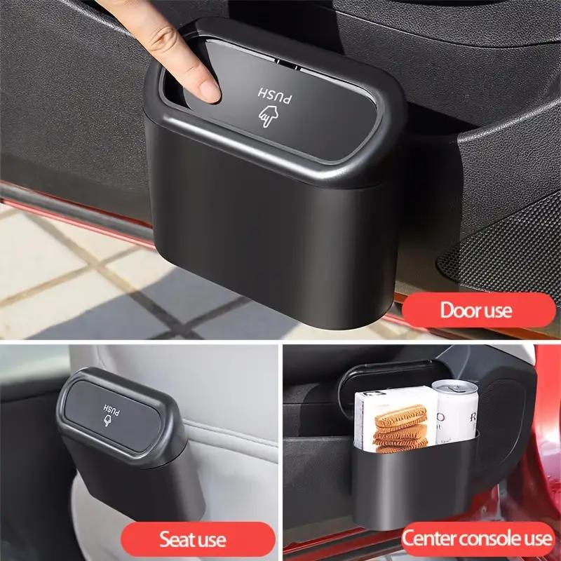 Eco-Friendly Car Trash Can Door Hanging Storage Bucket Car Garbage Storage Box