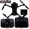 Декоративный набор наклеек для DJI Mini 5 Pro, водонепроницаемая, устойчивая к царапинам оболочка для дрона, контроллера и менеджера батарей