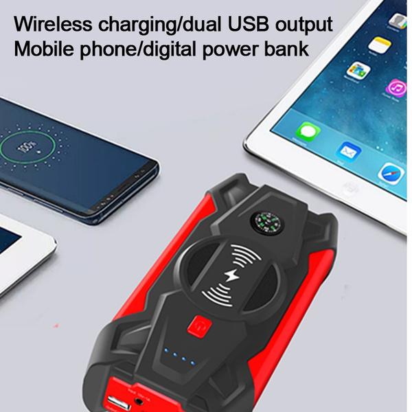 39800mAh автомобильный пусковой USB-портативный внешний аккумулятор, зарядное устройство для автомобильного аккумулятора, пусковое устройство 12 В, аварийное пусковое освещение автомобиля