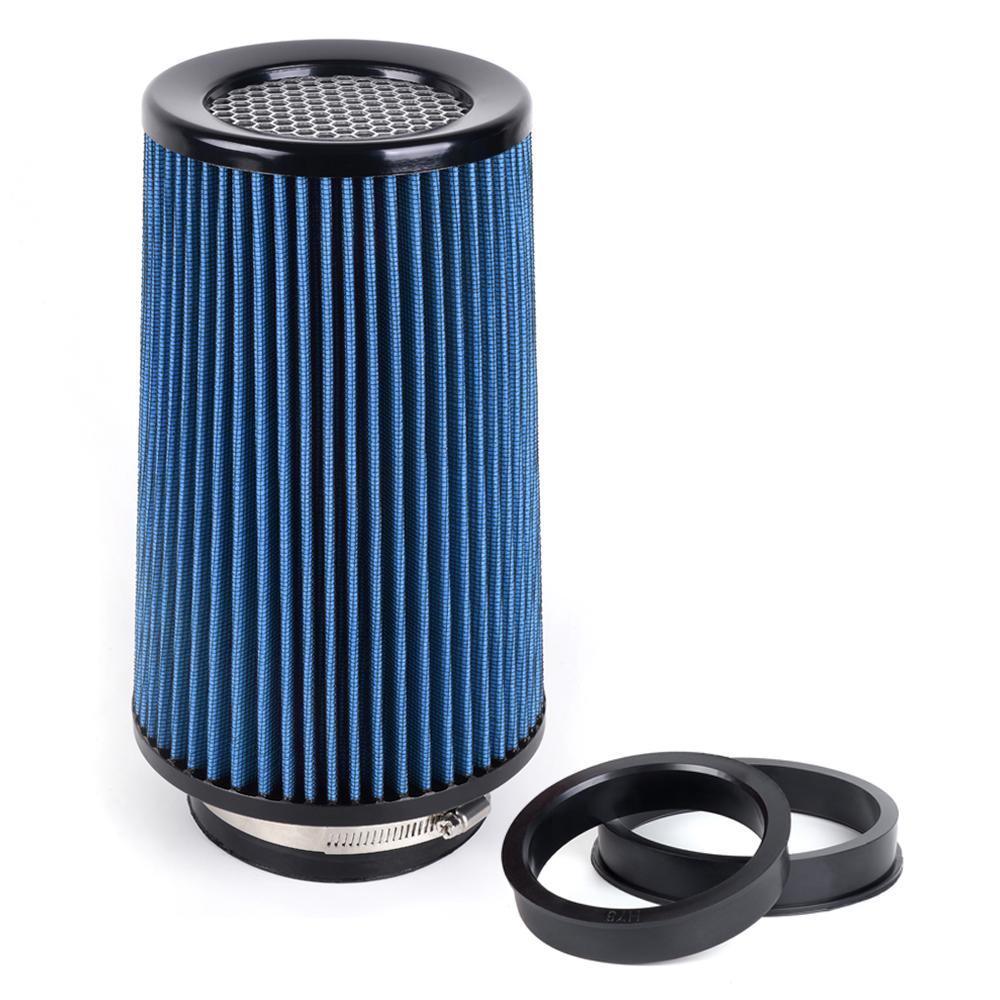 RASTP-3" 3.5" 4" Race Car High Flow Cold Air Intake Air Filter Three Sizes Conical Washable Air Filters 10.6" Tall OFI141