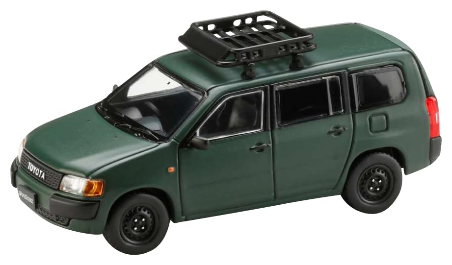 HJ64 Toyota Probox Custom Version Matte Green Finished Product 1/64