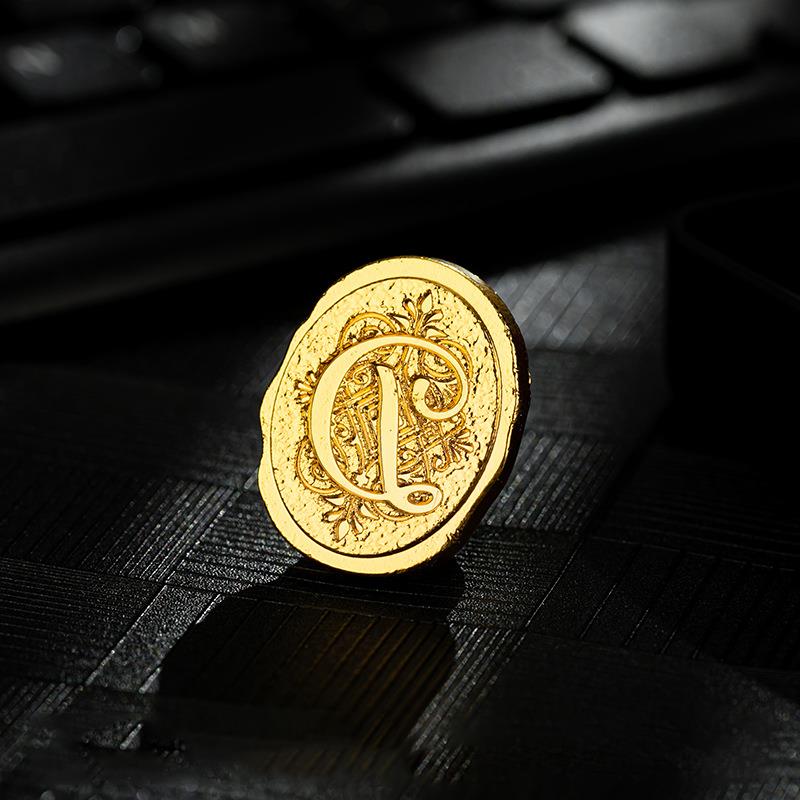 Ретро-сургучный штамп, головка 26 букв алфавита AZ, набор печатей, инструменты для декора почтовых ящиков, античный сплав, головка печати, свадебное ремесло, подарок