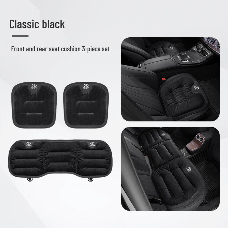 Зимние фланелевые подушки на сиденья для Toyota Crown, Land Cruiser и Vellfire - Теплые, морозостойкие