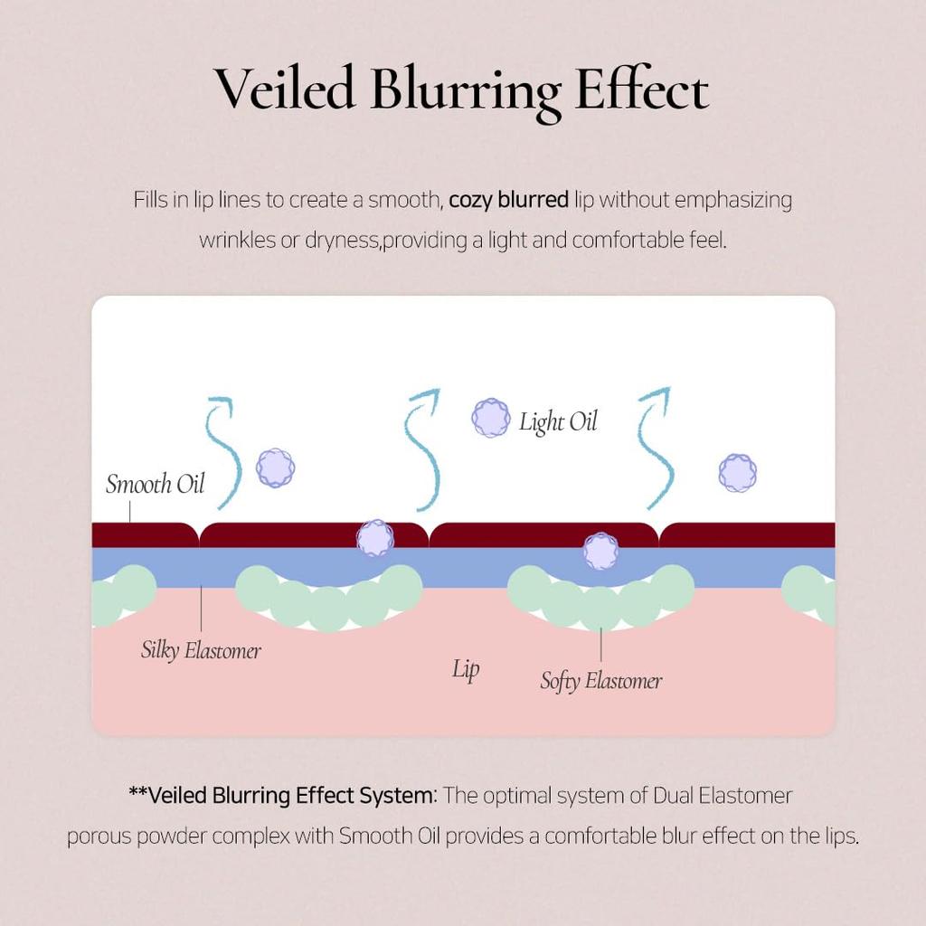 Коллекция Мадам Баттерфляй Размывающая вуаль для губ Корейская косметика [Официальный Dinto] (101-110) (#103 Фермата, Обычный)