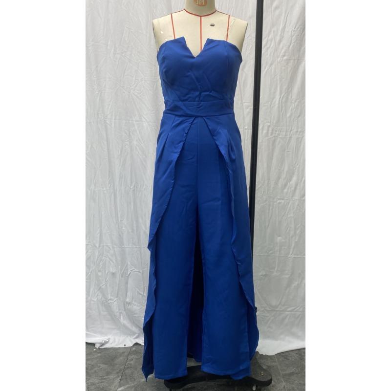 Женский летний повседневный комбинезон для похудения с v-образным вырезом и глубоким вырезом