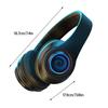 Active Noise Cancelling Wireless Bluetooth Headphone with RGB Light and Mic To Wear Surround Stereo Sound Super Long Battery Life Foldable Lightweight