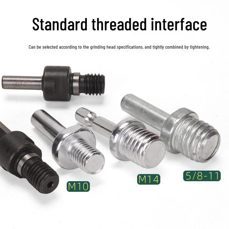 Преобразователь электрической дрели: Шлифовальная рейка для угловой шлифовальной машины с самоклеящимся диском для резки, шлифовки, полировки и шестигранным хвостовиком для винтов.