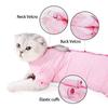 Comfortable Cat Recovery Suit Breathable Pet Jumpsuit Cat Sterilization Suit  Neuter Recovery