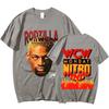 Ограниченная коллекция Dennis Rodman Двусторонняя футболка с принтом для мужчин и женщин, хип-хоп, баскетбольная футболка для мальчиков, мужская повседневная винтажная футболка, уличная одежда