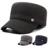 Flat Cap Men's Winter Thick Cold-Proof Middle-Aged Autumn Warm Ear Protectors for The Elderly