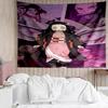 Demon Slayer characters1 Tapestry for Bedroom Aesthetic Classroom Tapestries Wall Hanging for Living Room Dorm Office,Ideal Creative Gift