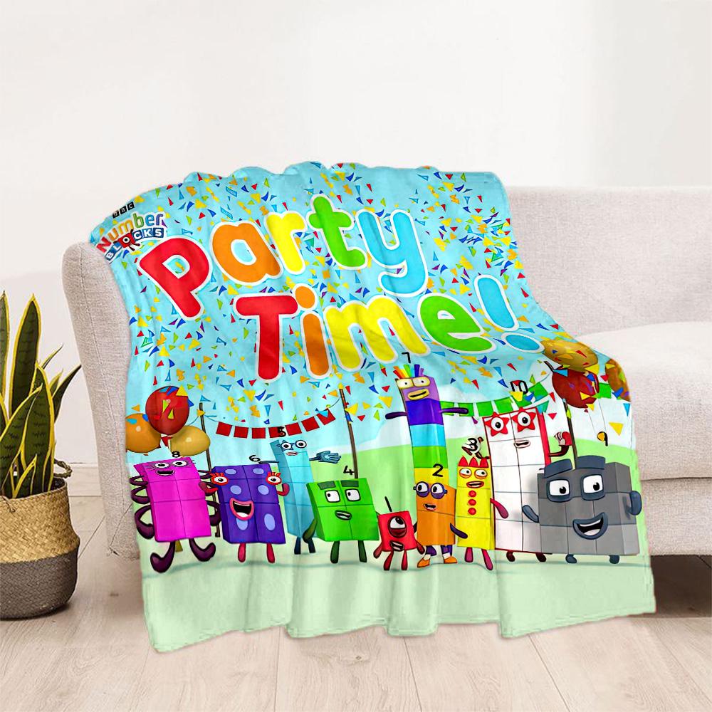 Numberblocks Blanket Soft & Cozy Suitable for Office Chair Sofa for All Occasions Digital Print Gifts For Family Or Friends