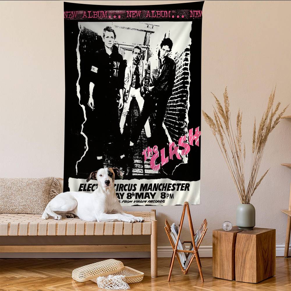 CClash TThe Band Мультяшный Гобелен Богемные Настенные Гобелены Мандала Настенное Полотно