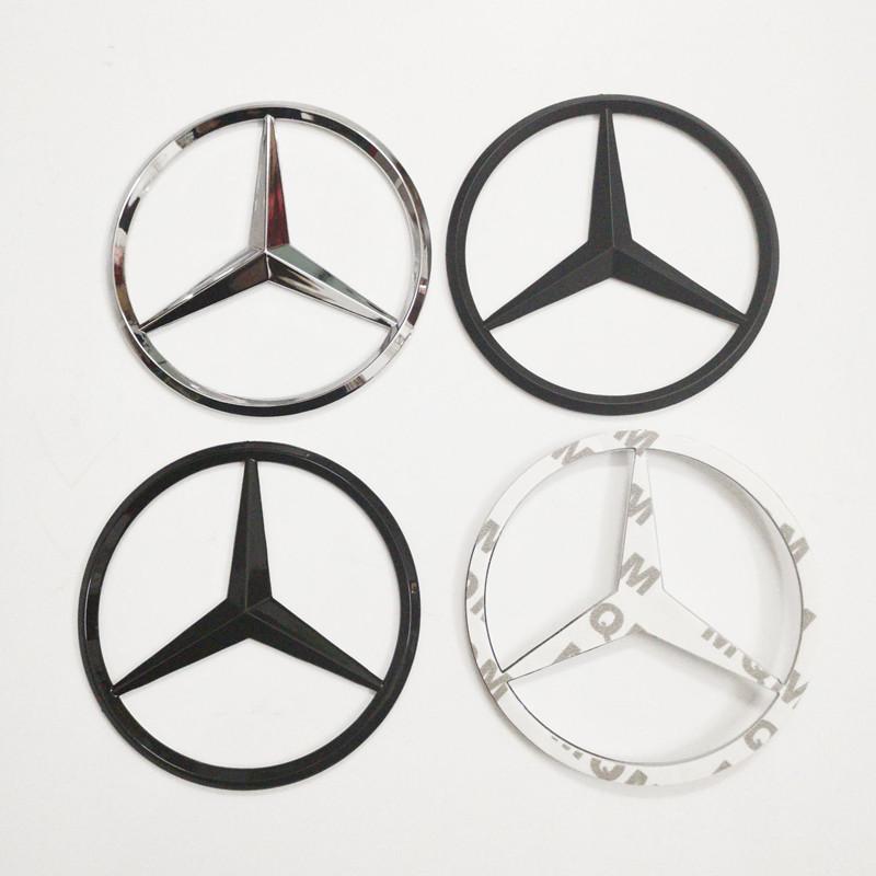 SUG2 9CM ABS Rear Trunk Emblem Badge Sticker Replacement Fit Mercedes Benz C180 E320 A200 CLA CLK CLS ML W164 W203 W204 W168 S320