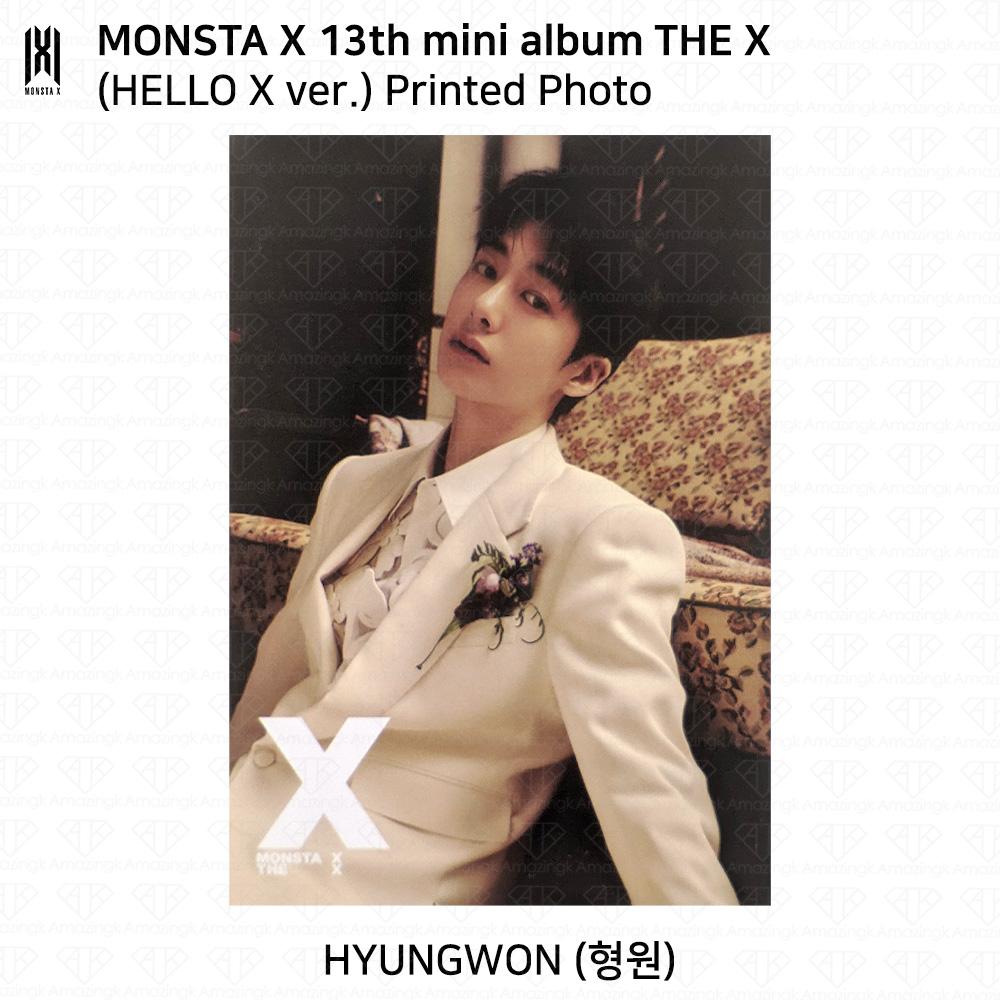 Monsta X 13-й мини-альбом THE X версия фотобука Hello X версия Официальная фотокарточка