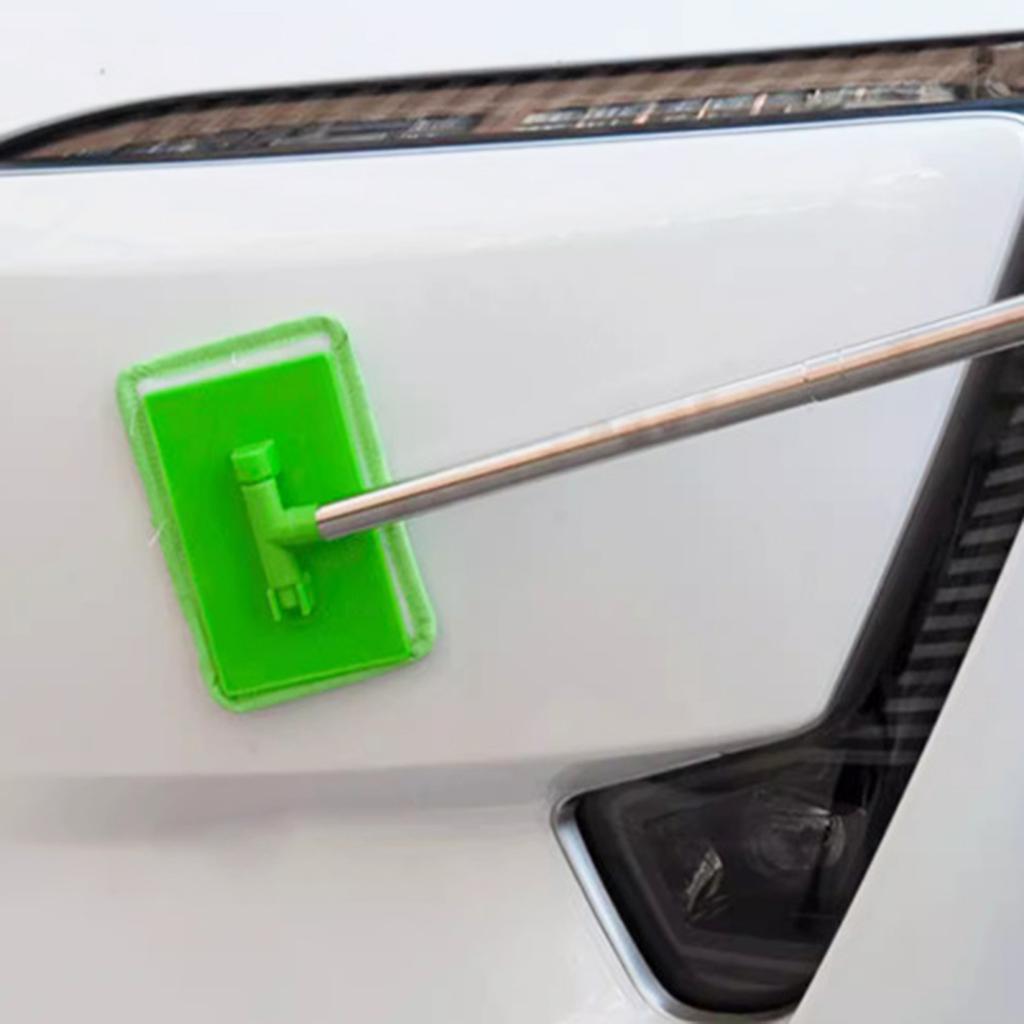 Швабра для мытья окон с длинной ручкой, инструмент для чистки лобового стекла, аквариума, автомобильного внутреннего стекла, стеклоочистителя для ванной комнаты, кухни, столешницы, стеклянных стен, окон