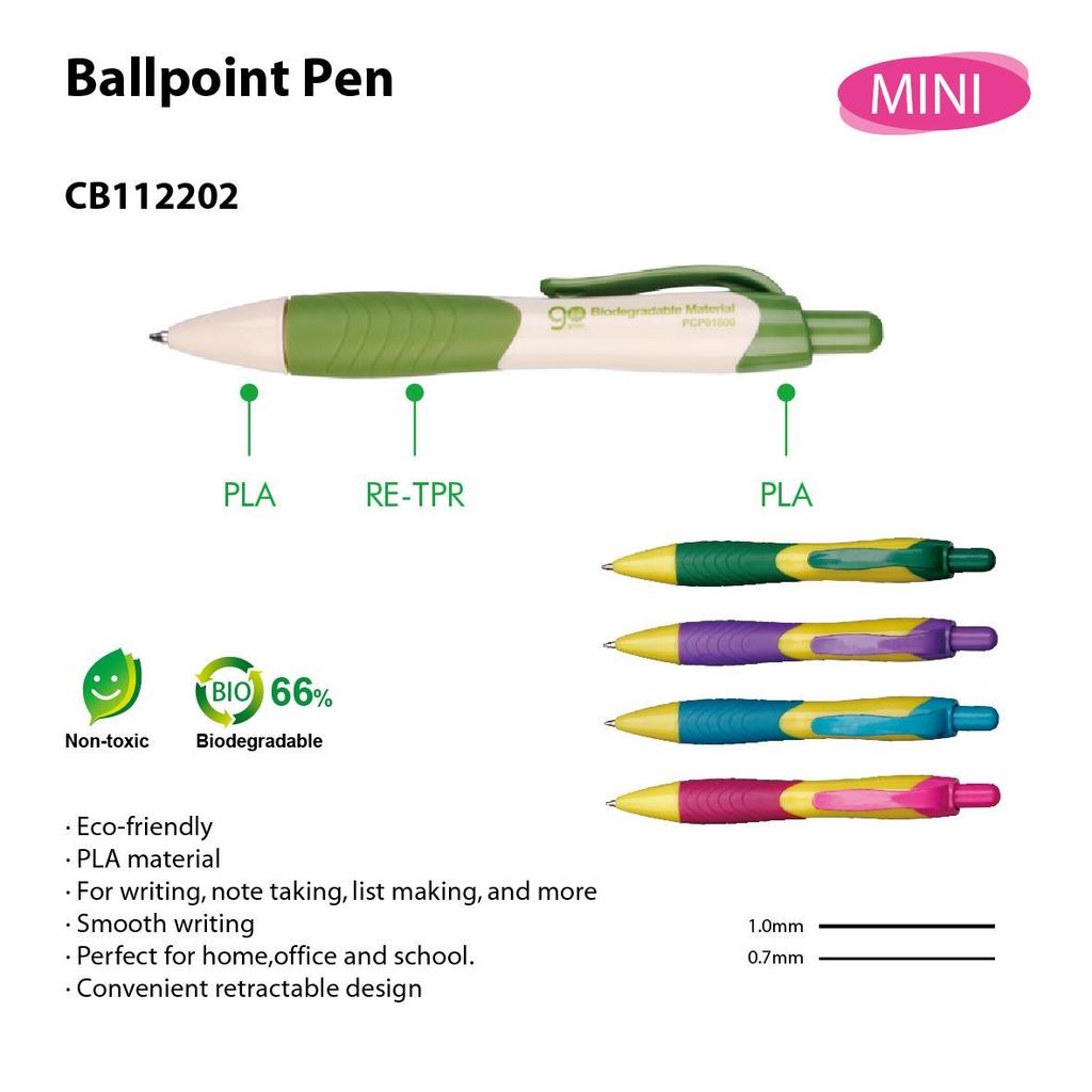 Экологичная ручка из бамбука и пшеничной соломы с крафтовой бумагой и хайлайтером с кофейной гущей