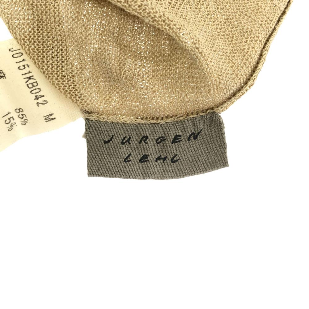 JURGEN LEHL Linen Blend No Sleeve Tunic M Beige X Red Series Women Used