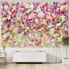 Flower Tapestry Wall Hanging Cloth 3D Printed Beach Towel Rose Cherry Blossoms Wall Carpet Yoga Mat Home Decor Tapestries
