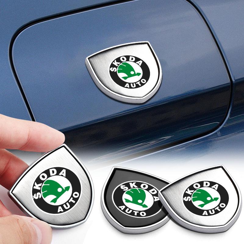 3D Металлическая эмблема Наклейка на автомобиль для моделей Skoda