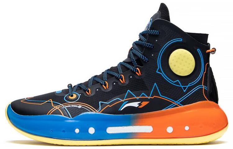 Men's Sneakers Li-Ning Li Ning YuShuai 14 Boom Thunderstorm Textile, TPU Slip Resistant High top Basketball