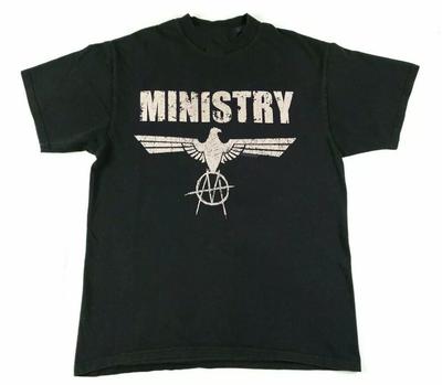 Футболка Ministry Band Peace Подарок для фаната На концерте Полный размер S-5XL Унисекс Футболка