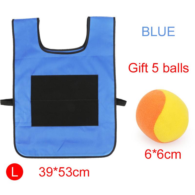 Children Sports Toys Sticky Ball Vests with Soft Balls Colorful Parent Child Exercise Outdoor Activity Game Dodgeball TMZ