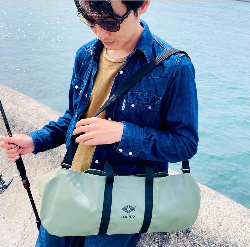 Tsulino Run Gun Cooler 45 Insulated Bag, Khaki, W55 x H20cm