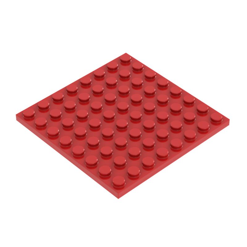 MOC Базовая пластина для мелких деталей Классические строительные блоки 8x8 Деталей DIY Совместимая 41539