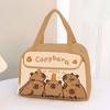 Capybara Insulated Lunch Bag Portable Lunch Box Storage Bag Foldable Insulated Cooler Handbag For Outdoor Office School Picnic